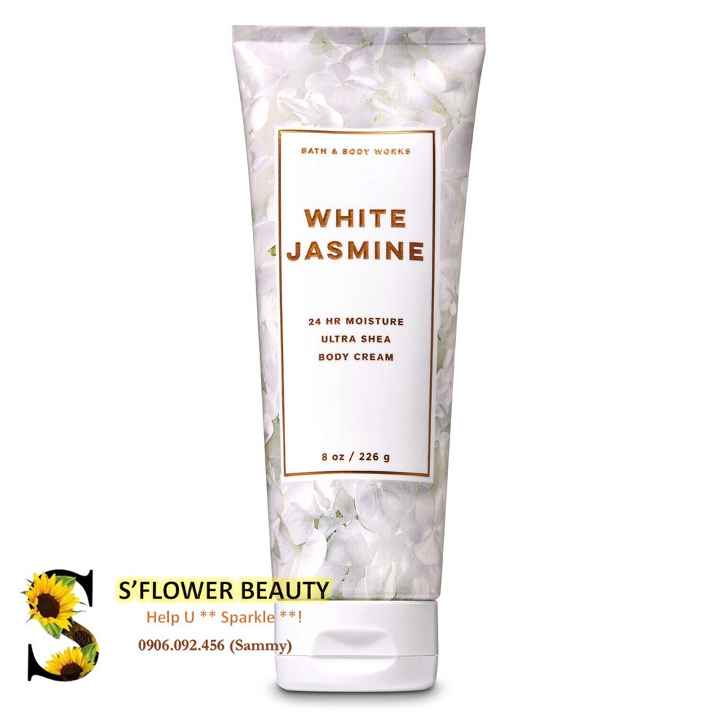 White Jasmine | Sản Phẩm Tắm Dưỡng Xịt Thơm Toàn Thân Lưu Hương Mịn Da Bath &amp; Body Works Body Care