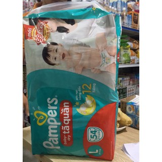 Bỉm Pamper quần L54 miếng