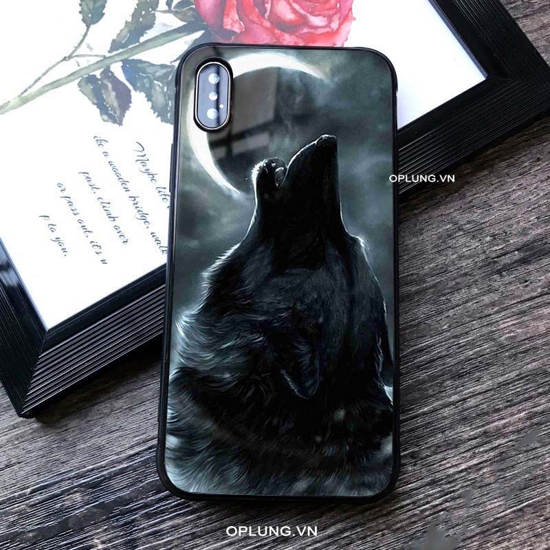 Ốp lưng iphone ốp iphone lưng kính hình Sói Bóng đêm đủ mã iPhone k261
