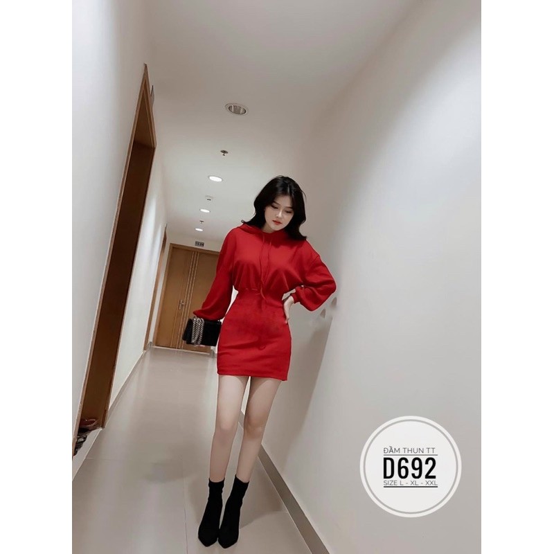 BIGSIZE Đầm thun TT D692