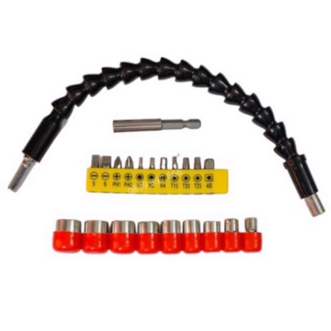 Bộ phụ kiện đa năng 30 chi tiết cho Máy Khoan Pin -  Siết Bulong