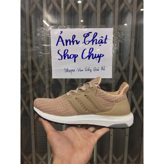 Giày ULTRABOOST hồng đất đế trắng nữ