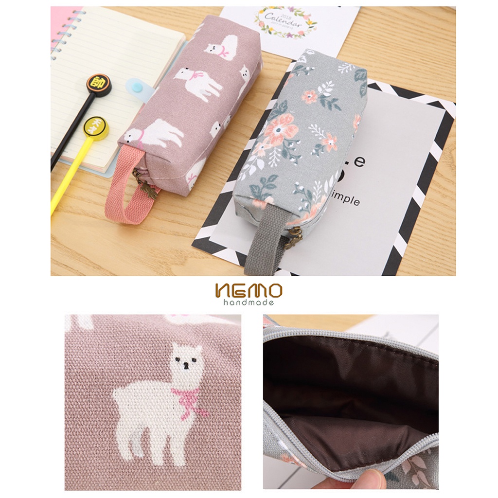 Túi Canvas đựng bút dễ thương Nemo Handmade - HBDT