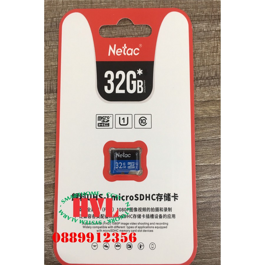 Thẻ nhớ Netac 32GB Chuẩn Class 10 Chính Hãng | BigBuy360 - bigbuy360.vn