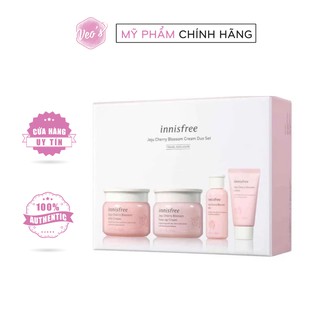 SET DƯỠNG INNISFREE JEJU CHERRY BLOSSOM CREAM DUO