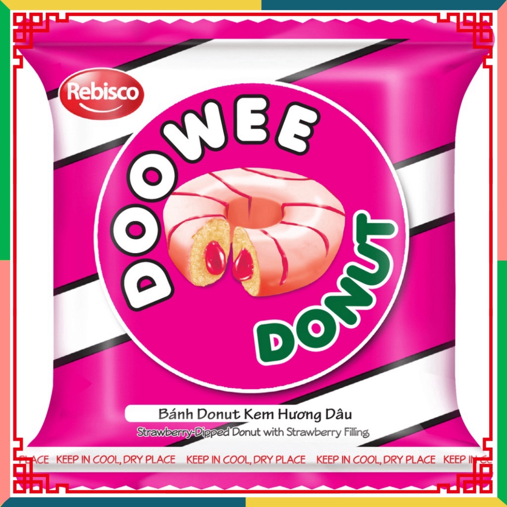 Bánh DOOWEE DONUT Sô cô la túi 12 cái 360 Gram