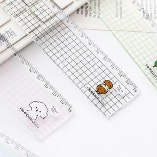 Thước kẻ nhựa cứng cute