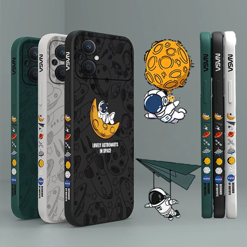 Ốp Điện Thoại Cho Poco M5 ốp lưng Poco M4 Poco C40 M4 Pro 4G M4 Pro 5G M3 Pro 5G M3 F4 F4 GT F3 X3 X3 Pro X3 NFC X3 GT X4 Pro Phòng bảo vệ điện thoại phi hành gia 5G 2A-TKR
