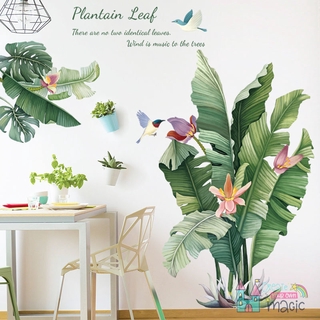 Miếng Dán Tường Trang Trí Hình Chậu Cây Có Thể Tháo Gỡ Diy