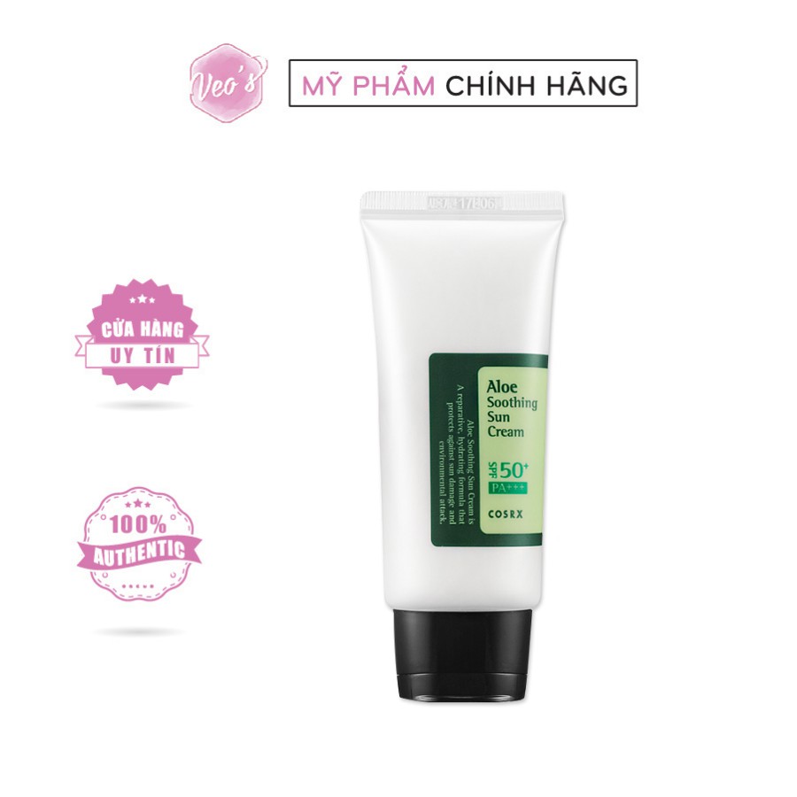 Kem Chống Nắng Cosrx Aloe Soothing Sun cream làm dịu da 50ml