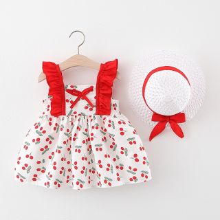 Váy thô hàn kèm mũ chị thái dinh huyen
