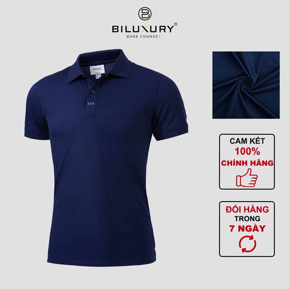 Áo polo nam thun cổ bẻ Biman by Biluxury nhiều màu thoáng mát trẻ trung chất vải co giãn 4 chiều 5APCB007 | WebRaoVat - webraovat.net.vn