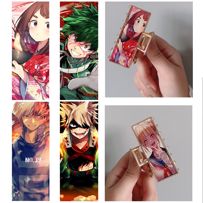 Kẹp Tóc Kim Loại Hình Cá Mập Anime My Hero Academia Hợp Thời Trang
