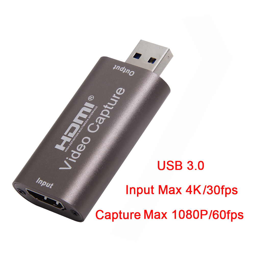 Đầu thu tín hiệu video HD 1080P HDMI sang USB 2.0 kèm phụ kiện tiện dụng