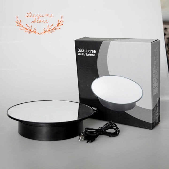 Đế Xoay, Bàn Xoay Trưng Bày Sản Phẩm Size 20Cm, 25Cm Chịu Lực 3-5Kg - Bàn Quay Hỗ Trợ Chụp Ảnh 360độ - LEEYUMESTORE