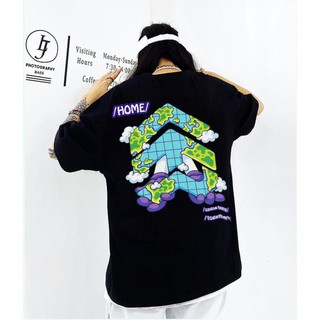 (SALE) MIỄN SHIP_Áo Tay Lỡ Unisex 5TheWay-Earth Unisex Siêu Chất