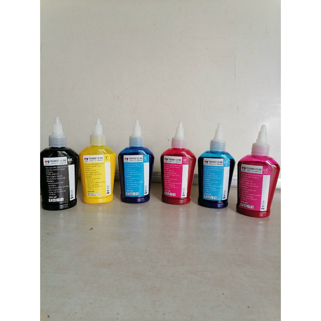 Mực in epson - Mực dầu pigment uv 100ml dùng cho máy in phun màu Epson T50 / T60 / L310 / L805 / L1800