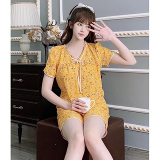 đồ bộ mặc nhà mẫu lửng 3 màu