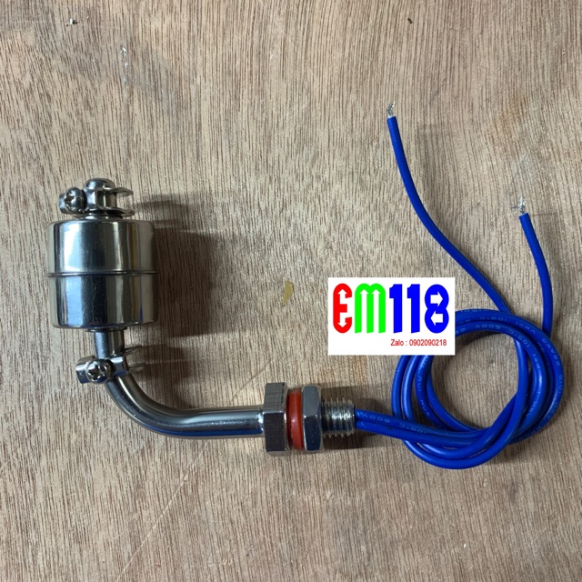 Công tắc phao inox 220V M10 - ren 1/8 - công tắc phao tủ cơm,thiết bị bếp inox công nghiệp