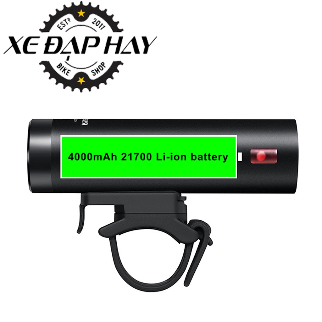 [Phụ Kiện Xe Đạp Cao Cấp] Đèn Pha Xe Đạp Chính Hãng RAVEMEN CR1000 | Độ Sáng 1000 Lumen, Sạc USB Pin 4000 mAh