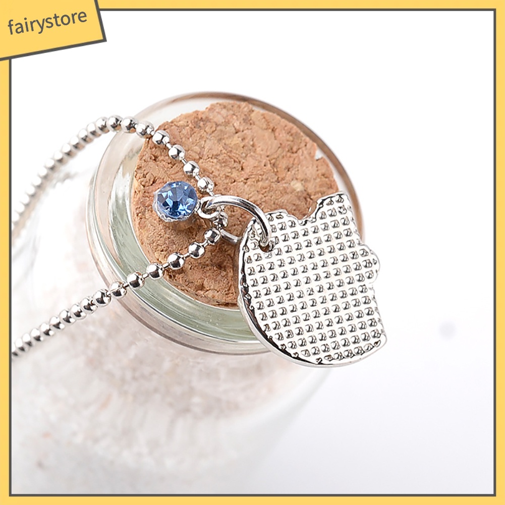 Bộ 4 dây chuyền mảnh ghép trái tim đính kim cương giả dành cho những người bạn