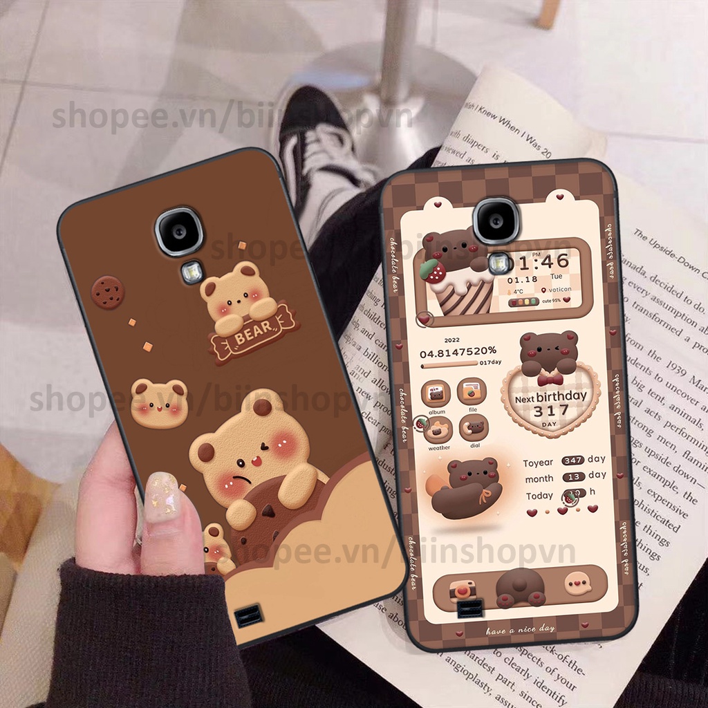 Ốp Samsung S4 / S5 in hình gấu chocolate kẹo ngọt siêu đẹp siêu xinh