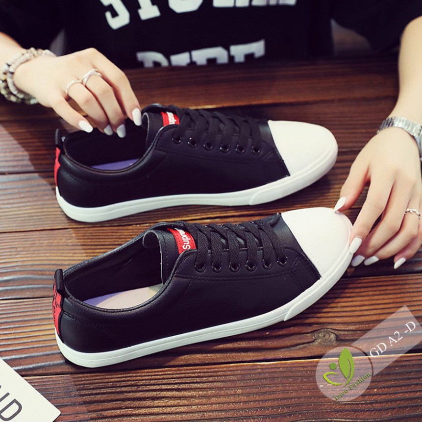 Giày Da Nam Màu Trắng Dáng Thể Thao – Sneaker Nam Size Từ 39 Đến 44 GDA2
