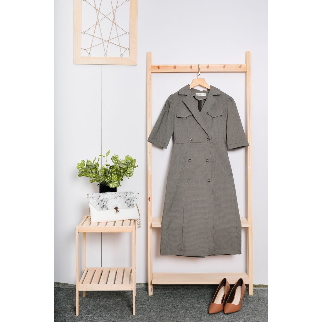 Đầm cổ V dáng xờ EMSPO DM4239