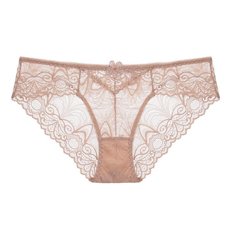 Quần lót ren VARSBABY N053 đính nơ thoáng khí thời trang cho nữ