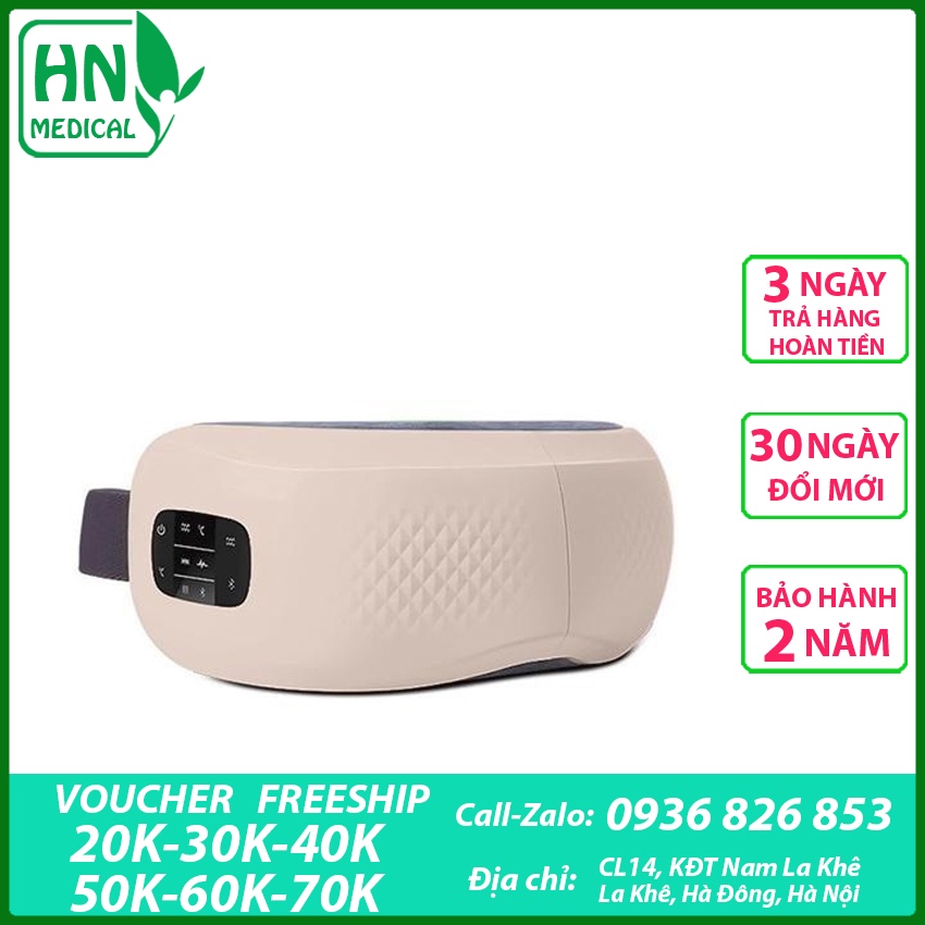 Máy Massage Mắt Thông Minh Smart Eye Massage - Rung Tần Số Cao, Túi Khí Nóng, Sạc USB