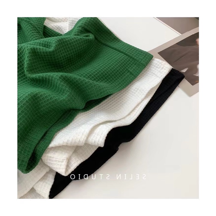 Quần Short Thể Thao Ống Rộng Lưng Cao Phối Dây Rút 3 Màu Sắc Lựa Chọn Thời Trang Dành Cho Nữ