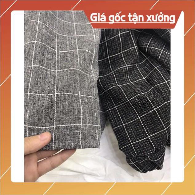 Quần vải kaki mềm lưng thun dây rút- hình thật shop chụp