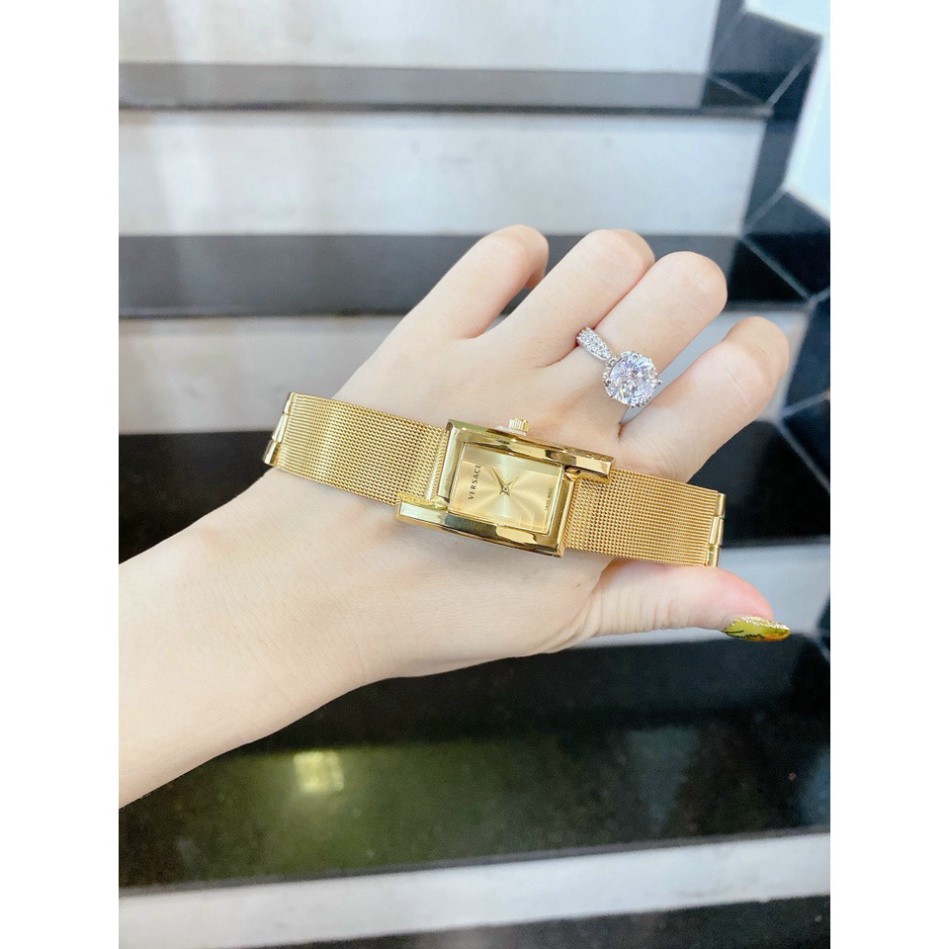 Đồng hồ nữ  mặt kiểu cách thời trang hợp trend giới trẻ, chống nước, bảo hành 12 tháng