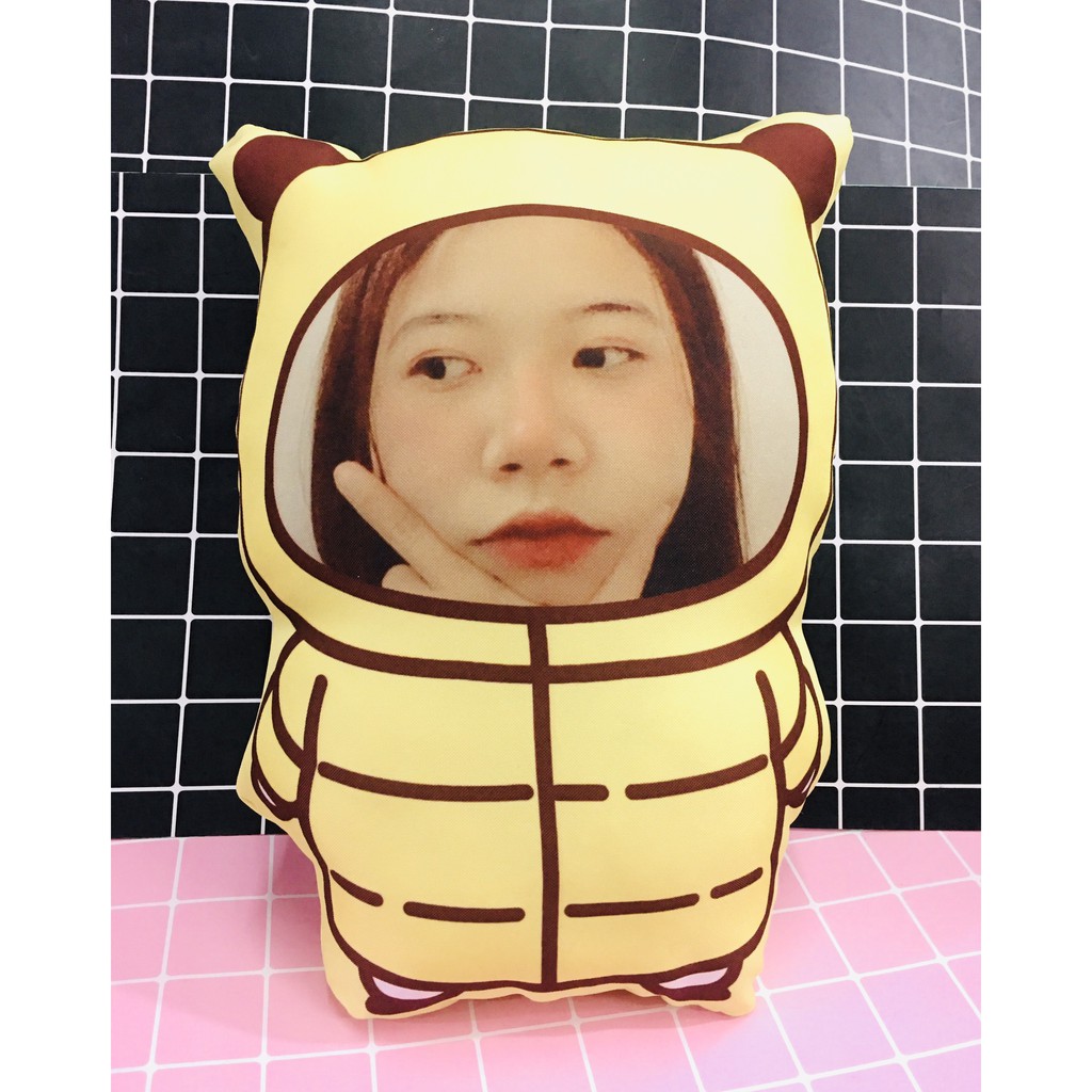 Gấu bông in hình ảnh theo yêu cầu