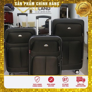 Vali Kéo Vải 019- Xanh Rêu- (Size 20/24/28)