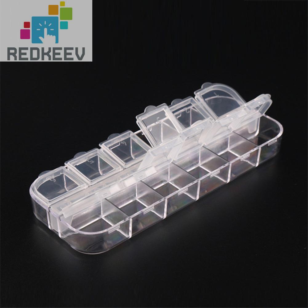 Hộp Đựng Đá Đính Tranh 12 Ngăn Tiện Dụng