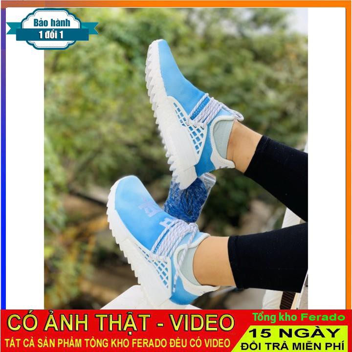 [ xả kho ] MiD  Giày human màu xanh biển
