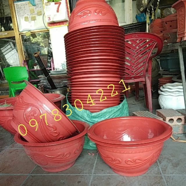 10 chiếc chậu t38 (đường kính miệng 36cm)