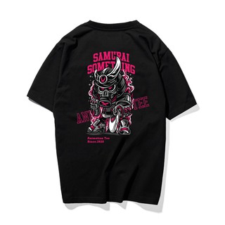 Áo thun cotton 100% tay lỡ form rộng - samurai something