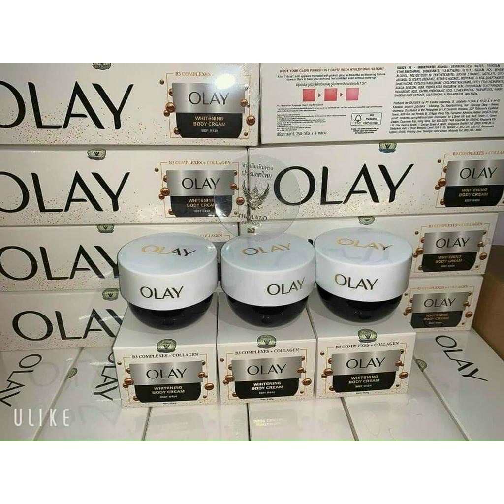 Kem Dưỡng Trắng Da Toàn Thân Body OLAY B3 Collagen 250G