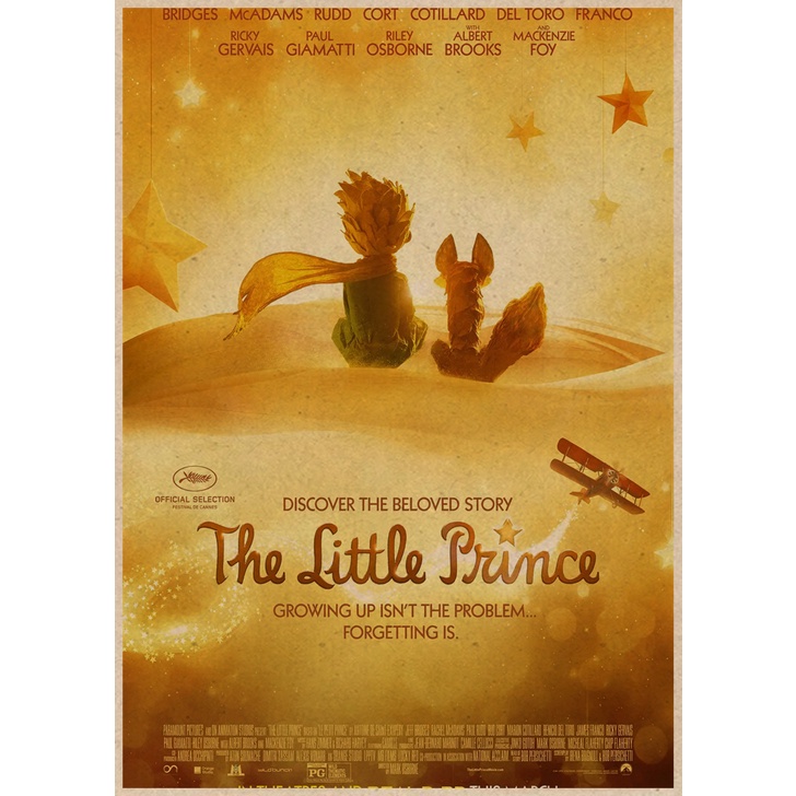 Poster Phim Le Petit Prince Trang Trí Phòng Khách / Quán Bar Chất Lượng Cao MS: 324