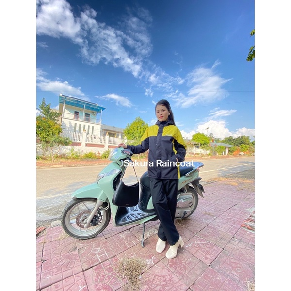Áo mưa chống thấm Nhật Bản 2 lớp cao cấp