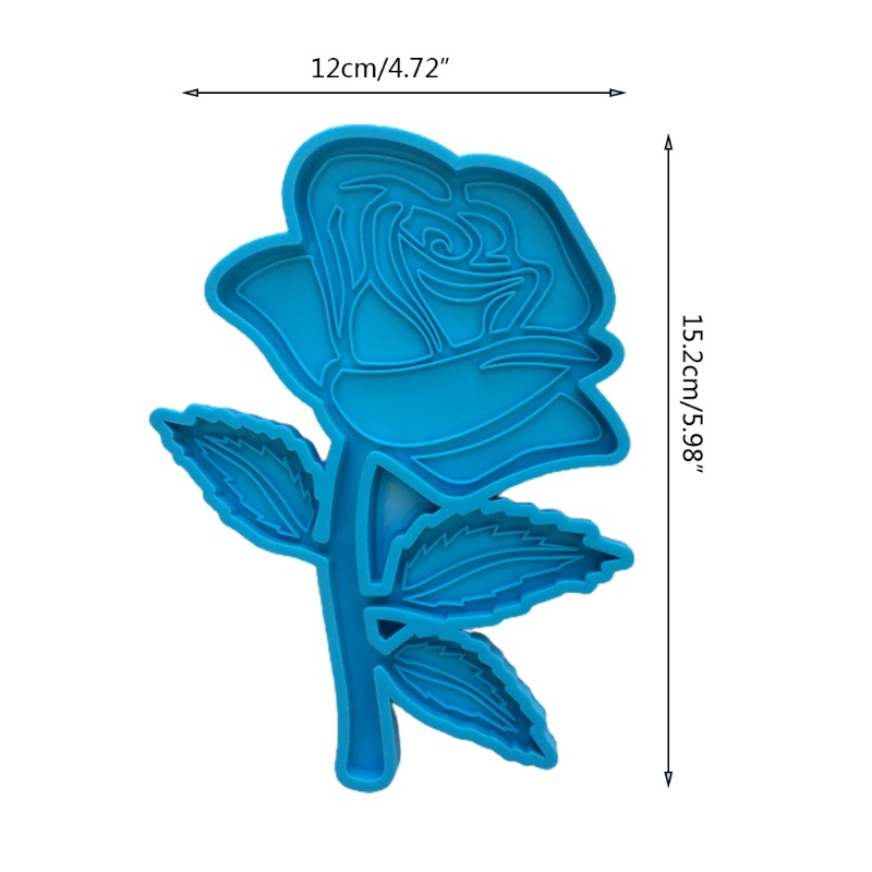 Khuôn Silicone Hình Hoa Hồng Làm Đồ Trang Trí DIY