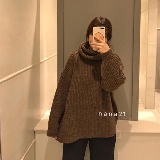 Áo len cổ lọ