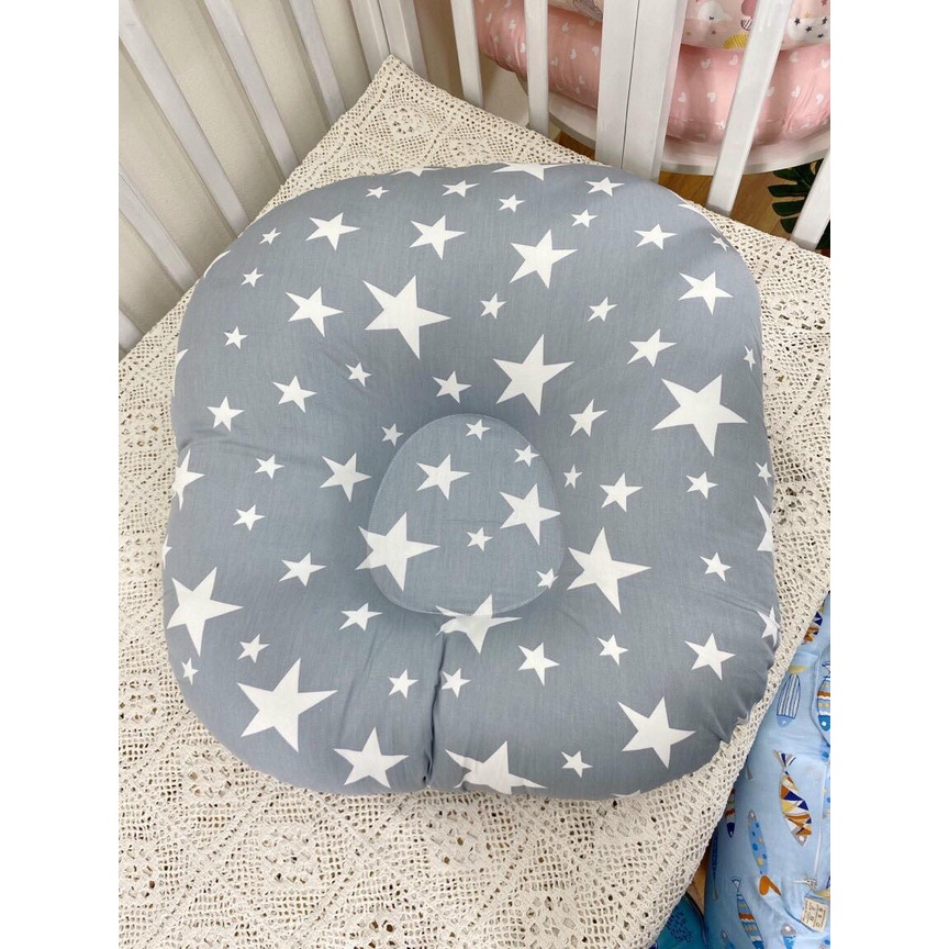 GỐI chống trào ngược 1,7kg bông vải thô kiện hàn quốc 70x70cm