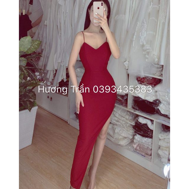 Body cúp xẻ 2 dây maxi