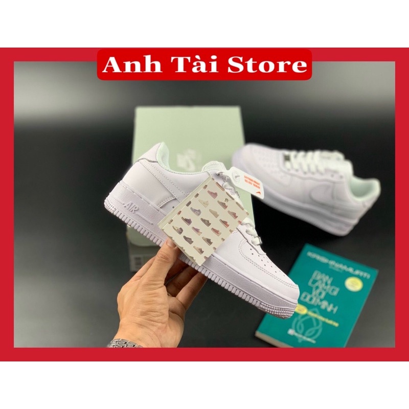 (⚡️Tặng full bok + vớ + quà ⚡️) Giày sneakers nam nữ trắng NK 987