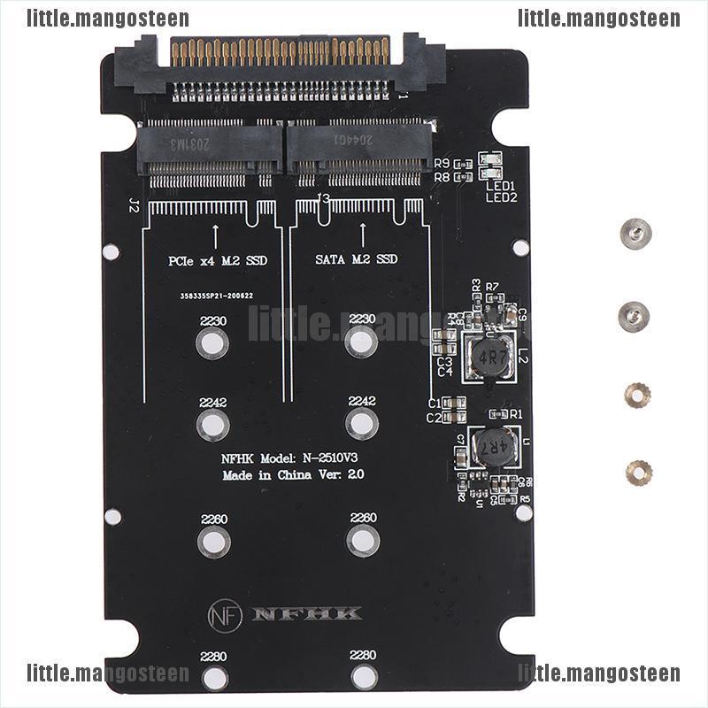 Card chuyển đổi từ Sata M.2 Ssd sang 2.5" Sata Nvme M.2 Ngff Ssd sang Sff-8639
