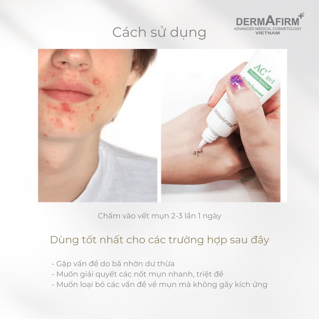 AC' Gel - Gel chấm mụn, cải thiện da mụn