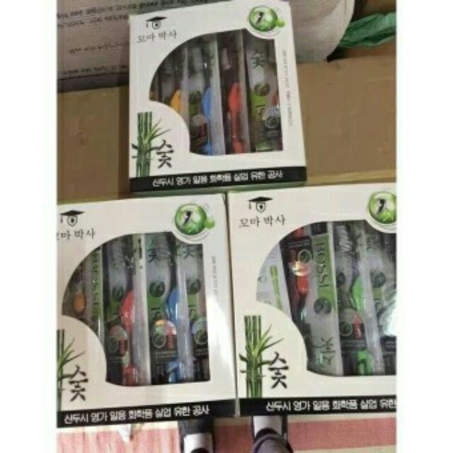 BÀN CHẢI ĐÁNH RĂNG THAN TRE HOẠT TÍNH